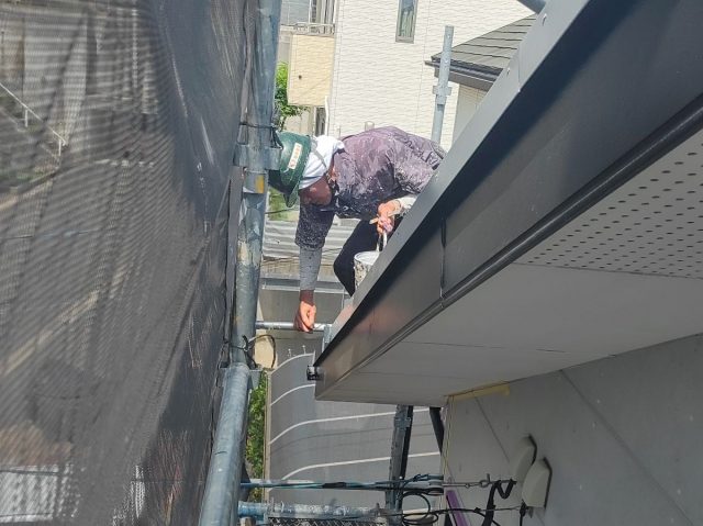 【工事4日目】北九州市Ｆ様：屋根・外壁塗装工事