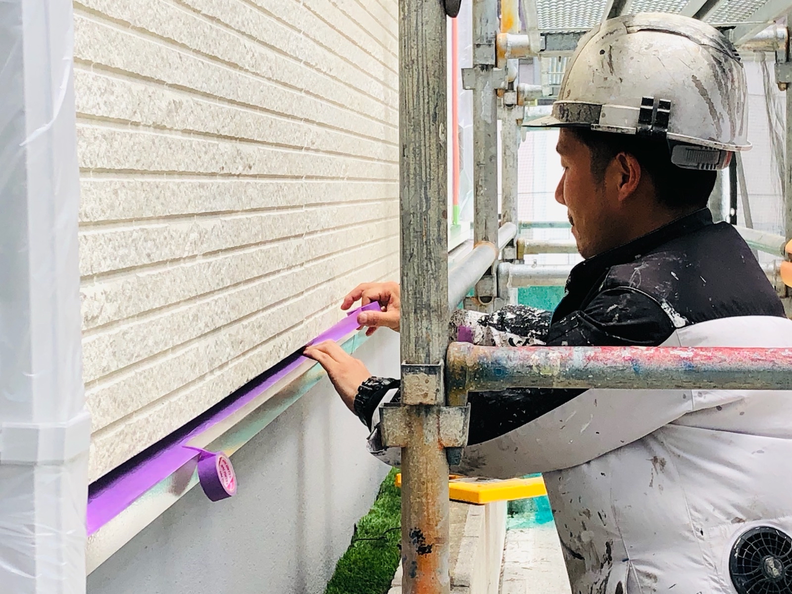 【工事6日目】小倉南区上貫K様：外壁塗装工事