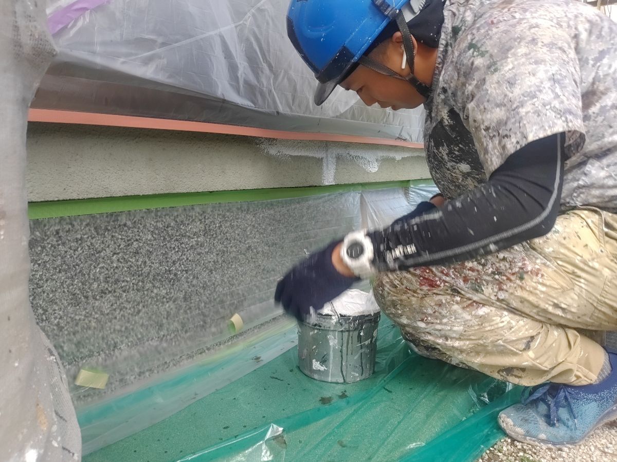 【工事7日目】小倉南区下貫H様：屋根塗装・外壁塗装工事