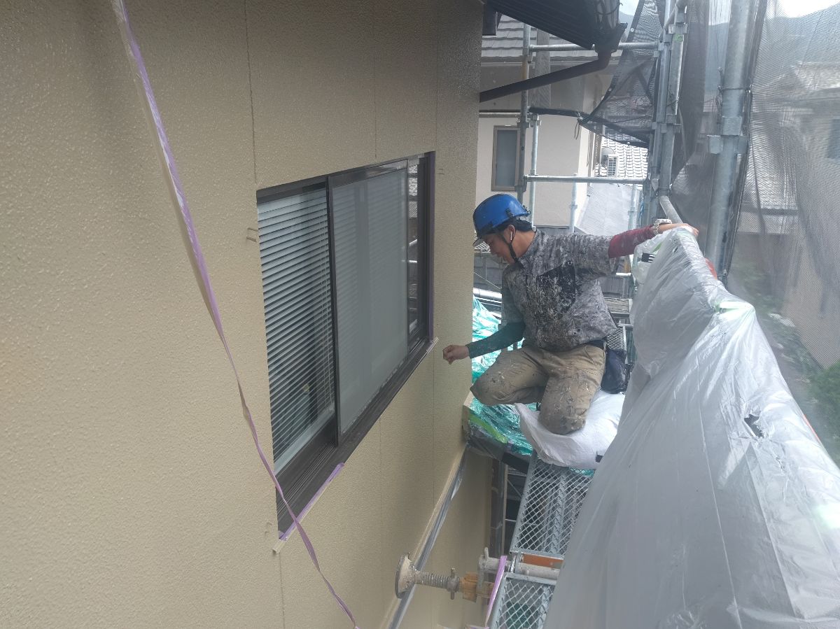 【工事9日目】小倉南区下貫H様：屋根塗装・外壁塗装工事