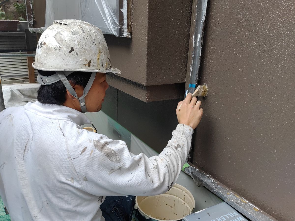 【工事8日目】小倉南区匿名希望様：外壁塗装・付帯塗装工事