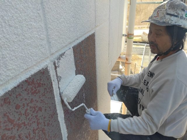 【工事12日目】下関市秋根上町法人様　外壁塗装及びその他塗装工事