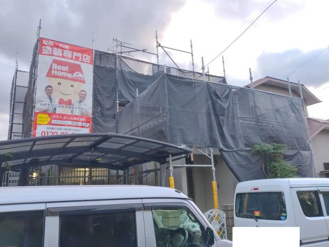 【雨天中止】小倉南区T様：外壁塗装・付帯塗装工事