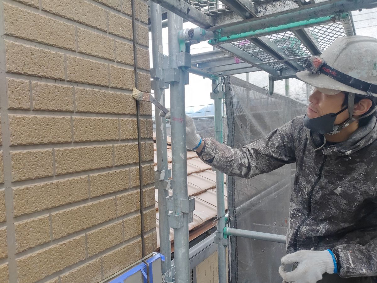 【工事3日目】小倉南区：匿名希望様　外壁塗装・屋根塗装及びその他塗装工事