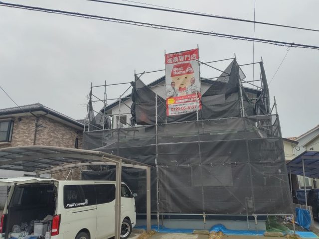 【雨天中止】北九州市小倉南区：T様　外壁塗装・屋根塗装・その他塗装工事及び