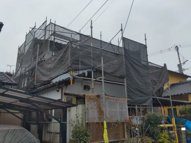 【雨天中止】北九州市小倉南区徳吉東　F様　屋根塗装工事