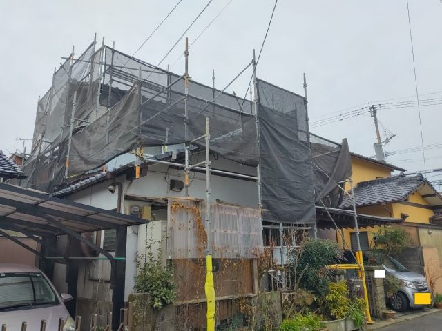 【雨天中止】北九州市小倉南区徳吉東　F様　屋根塗装工事