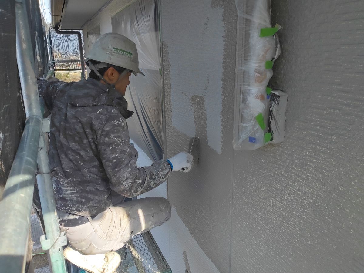 【工事14日目】小倉南区：匿名希望様　外壁塗装・屋根塗装及びその他塗装工事