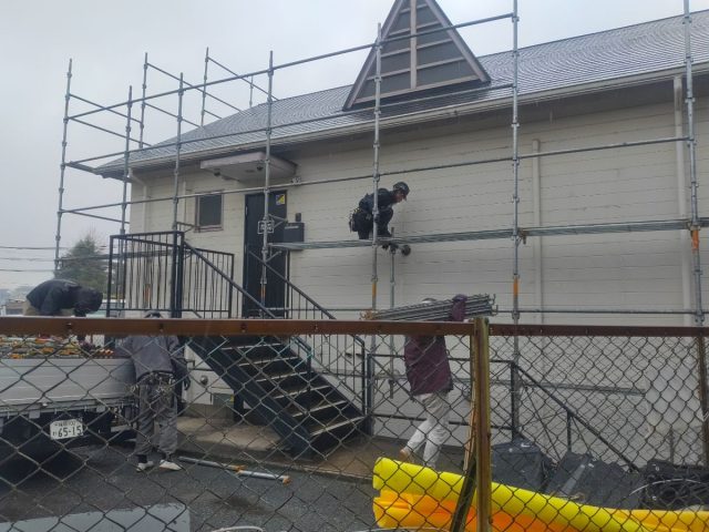 【工事1日目】北九州市小倉南区　O様　外壁塗装・屋根塗装・その他塗装工事