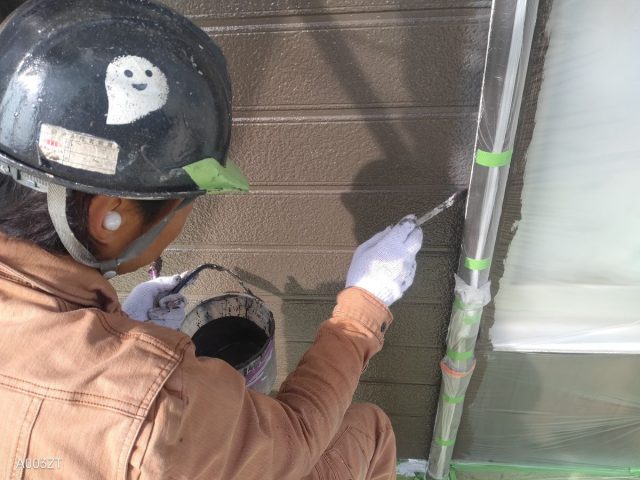 【工事9日目】下関市彦島本村町：M様　外壁塗装・屋根塗装、その他塗装