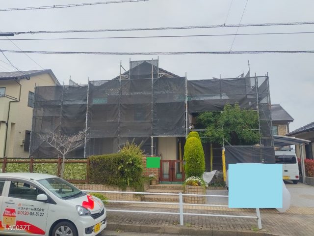 【雨天中止】北九州市小倉南区葉山町：Y様　外壁塗装・屋根塗装及びその他塗装工事
