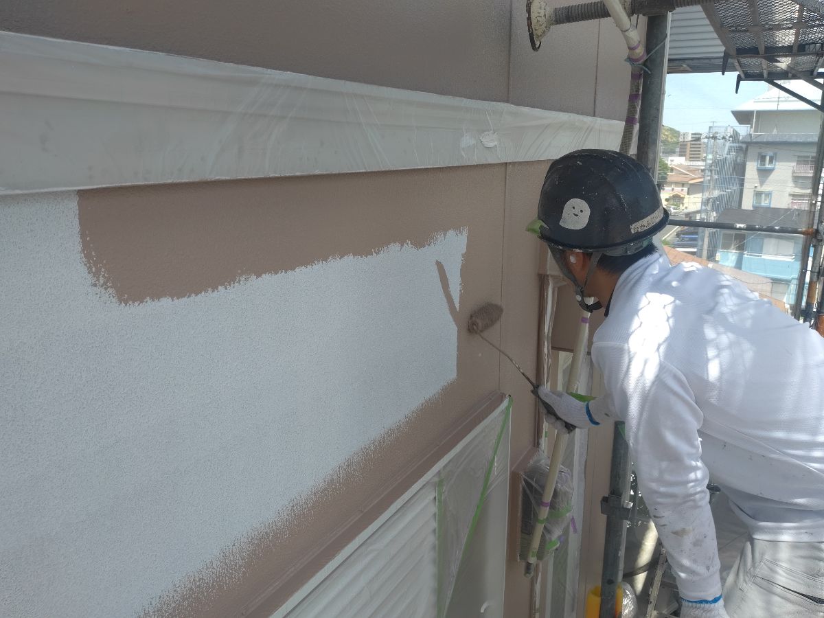 【工事9日目】小倉南区：N様　外壁塗装及びその他塗装工事
