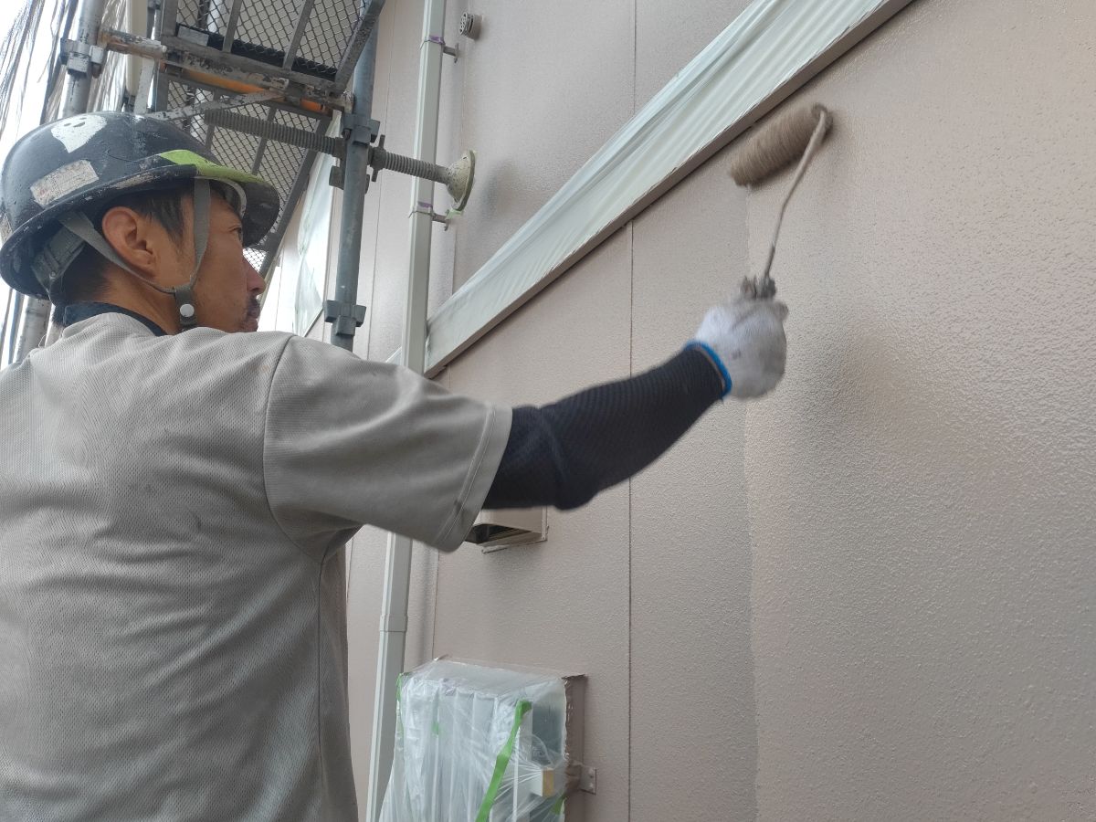 【工事10日目】小倉南区：N様　外壁塗装及びその他塗装工事