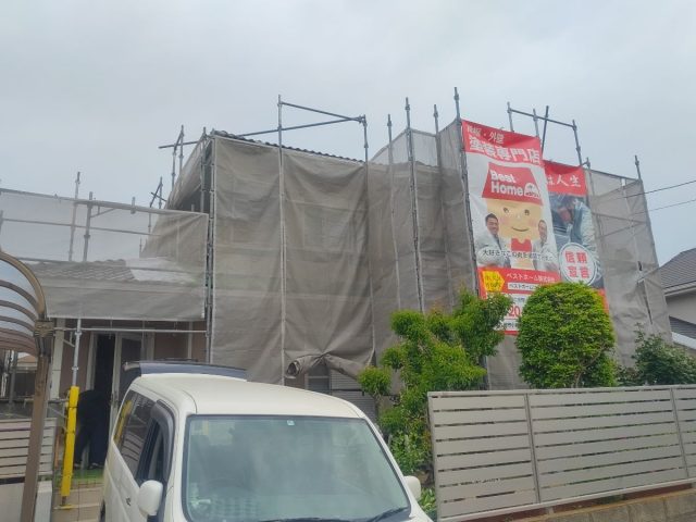 【雨天中止】小倉南区：N様　外壁塗装及びその他塗装工事