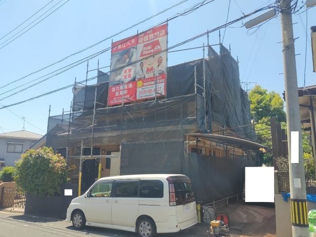 【雨天中止】北九州市小倉南区：O様　外壁塗装及びその他塗装工事