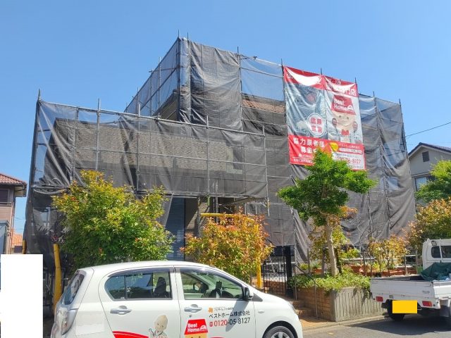 【雨天中止】北九州市小倉南区：K様　外壁塗装・屋根塗装　及び　その他塗装工事