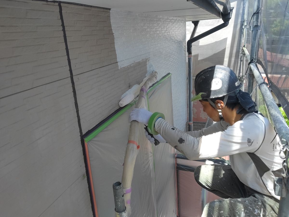 【工事6日目】北九州市：H様　外壁塗装・屋根塗装　及び　その他塗装工事