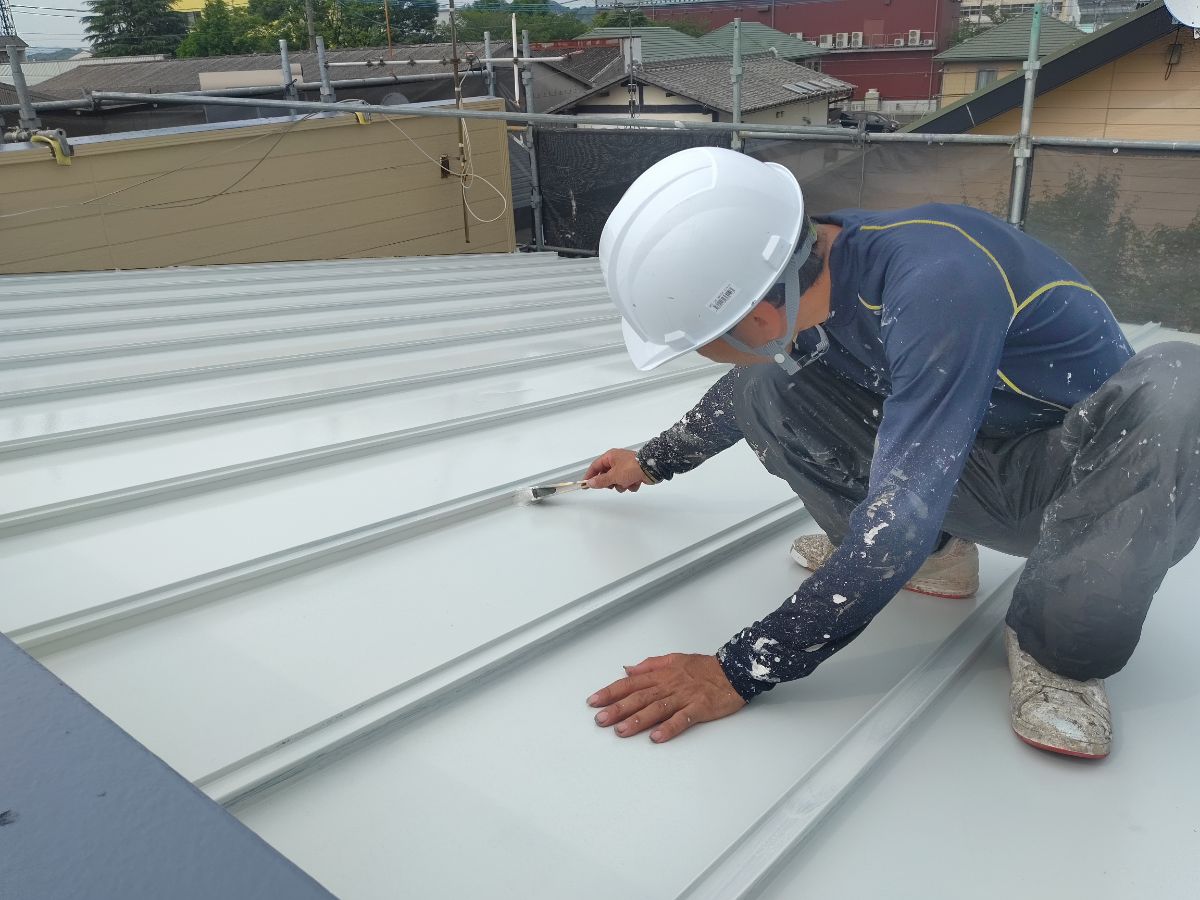 【工事13日目】福岡市博多区：N様　外壁塗装・屋根塗装、その他塗装工事
