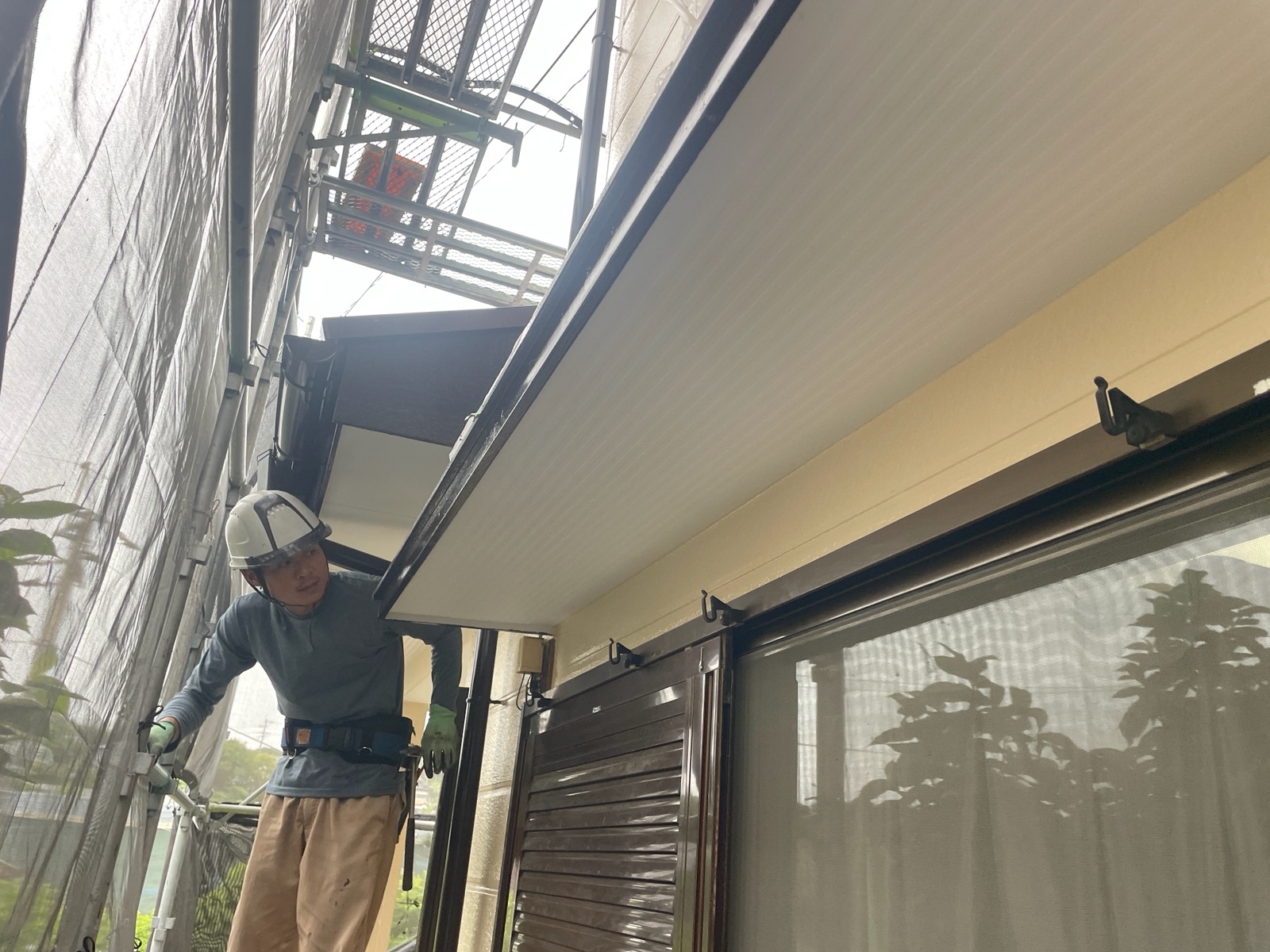 【工事22日目】遠賀郡：A様　外壁塗装・屋根塗装、その他塗装工事