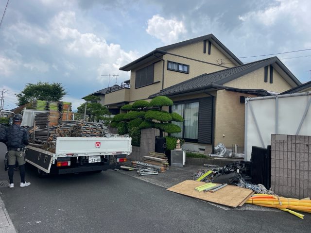 【雨天中止】行橋市西宮：N様　外壁塗装・屋根塗装、その他塗装工事