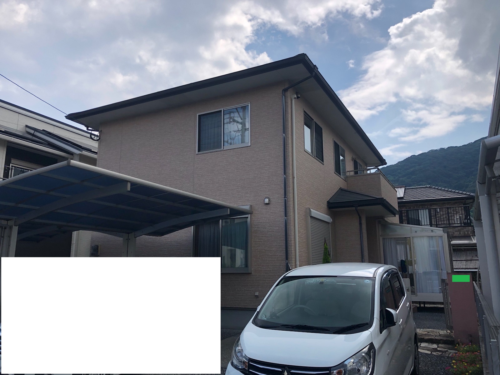 【ご挨拶】北九州市小倉南区：Y様　外壁塗装・屋根塗装　及び　その他塗装工事