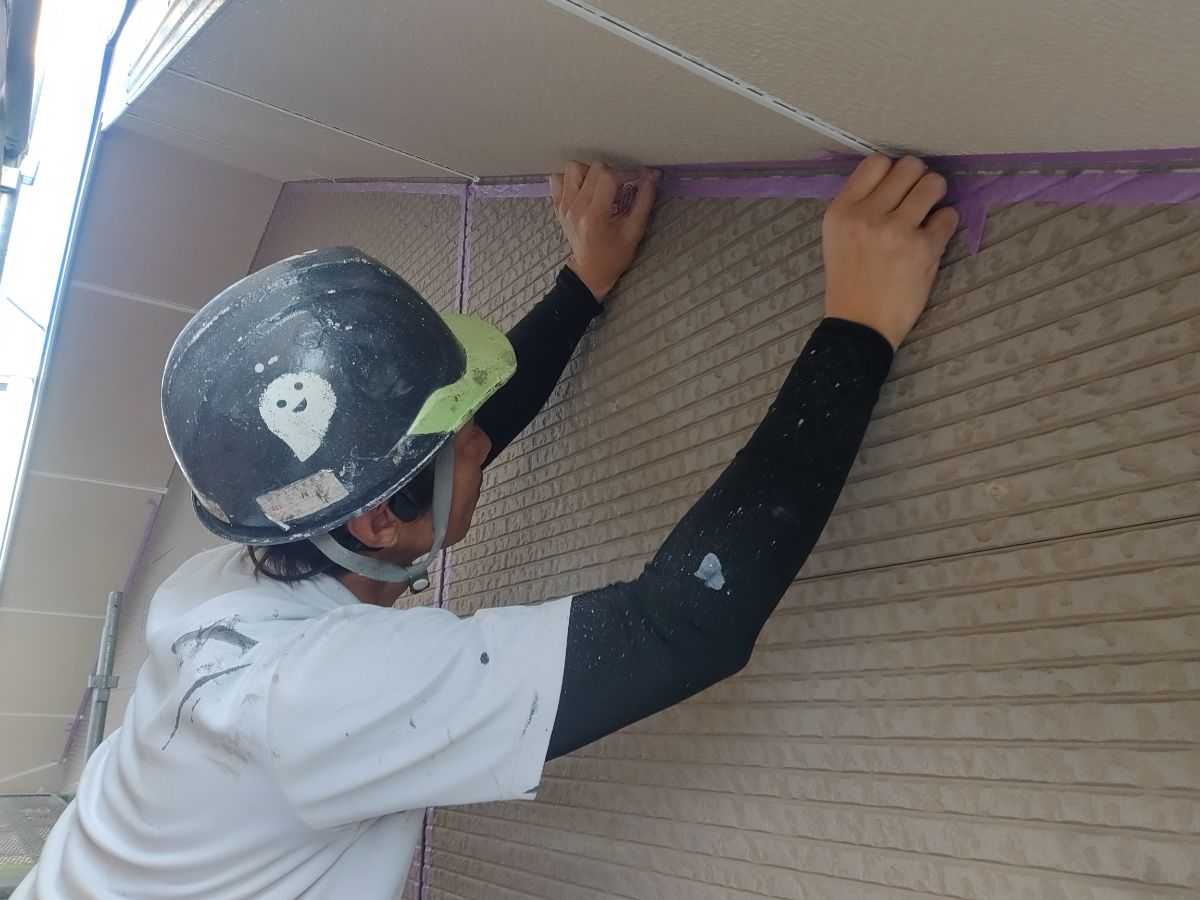 【工事5日目】北九州市小倉北区：M様　外壁塗装・屋根塗装　及び　その他塗装工事