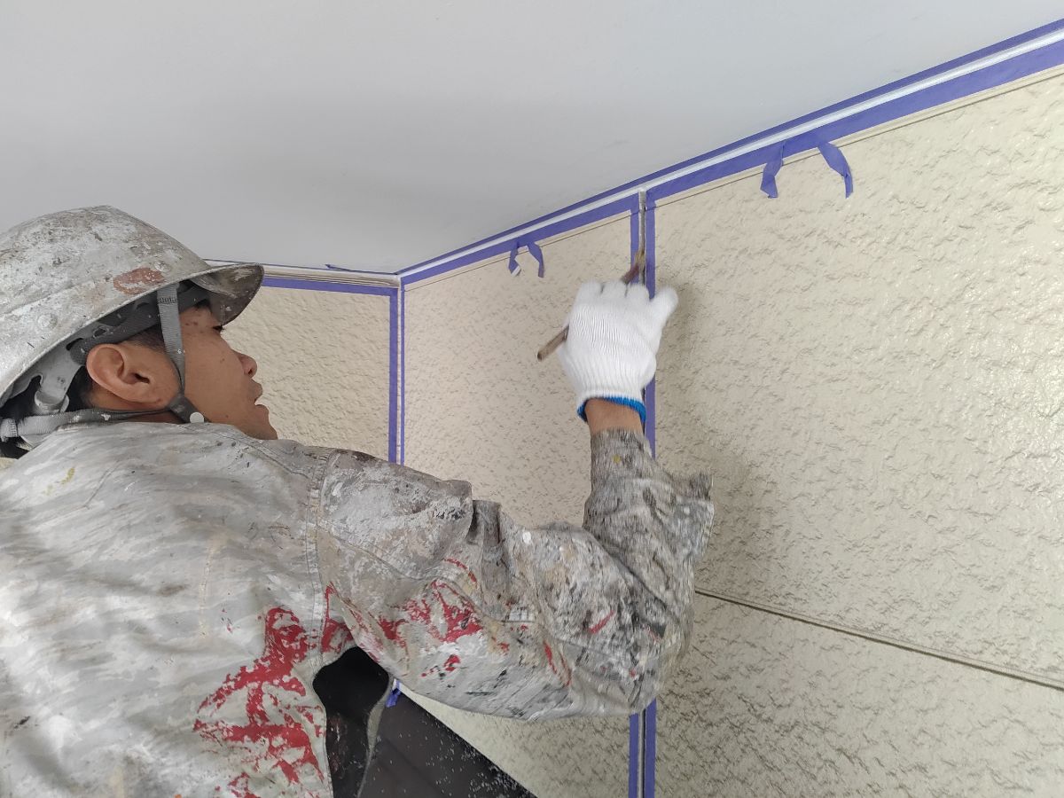 【工事5日目】北九州市小倉北区：匿名希望様　屋根外壁塗装　及び　その他塗装工事