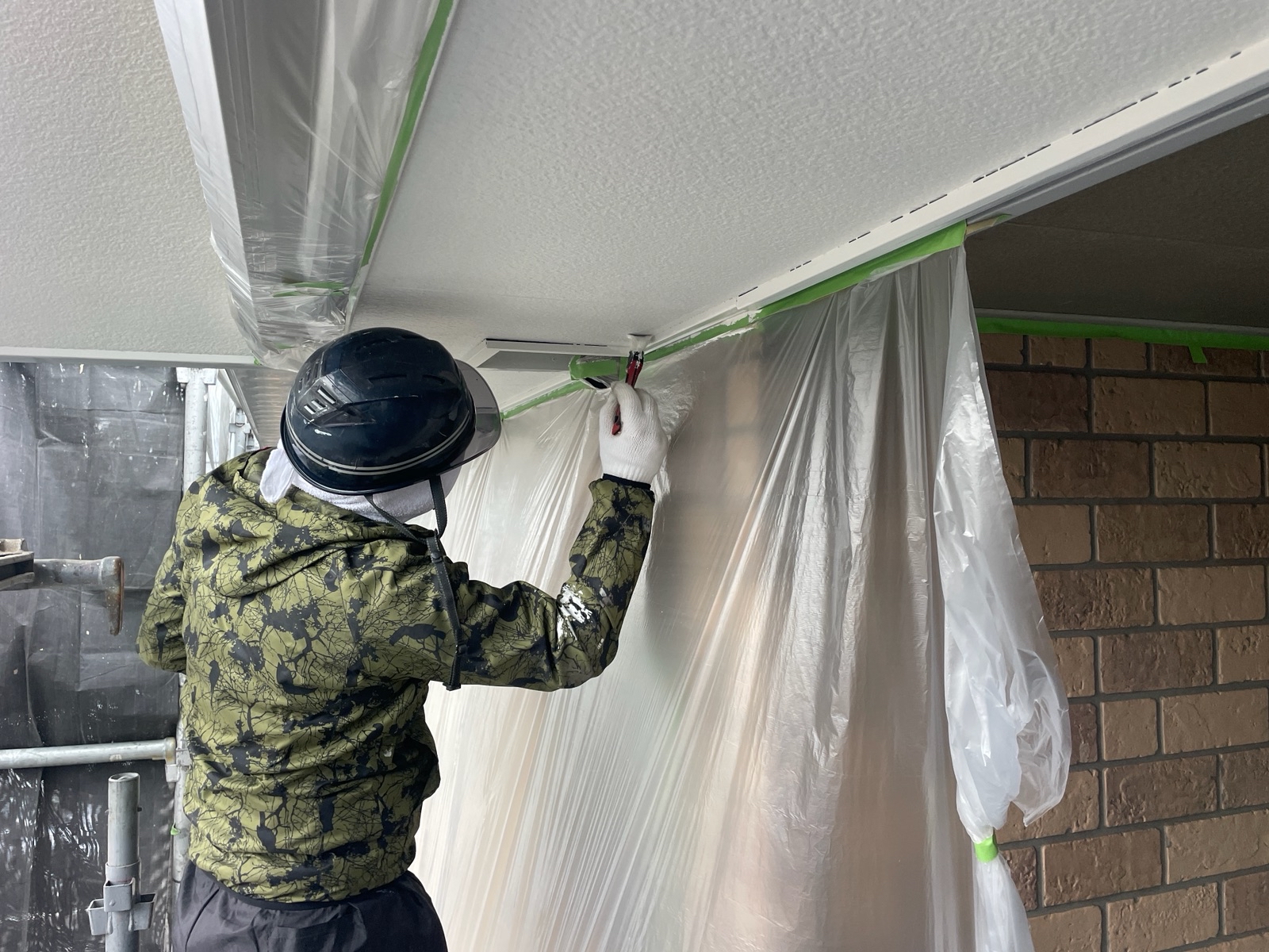 【工事13日目】北九州市八幡西区：法人様　外壁塗装・屋根塗装　及び　その他塗装工事