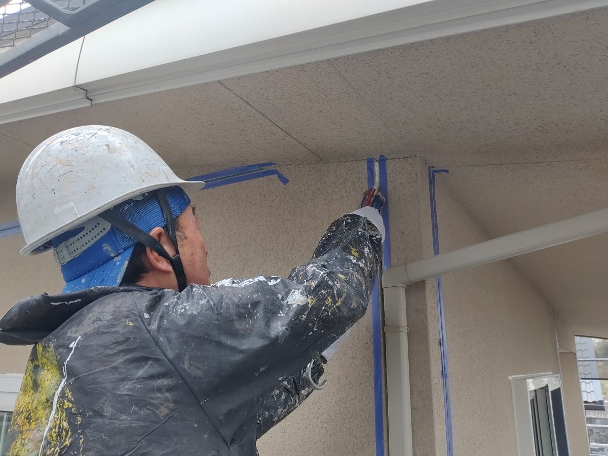 【工事5日目】北九州市小倉南区：匿名希望様　外壁塗装・屋根塗装　及び　その他塗装工事