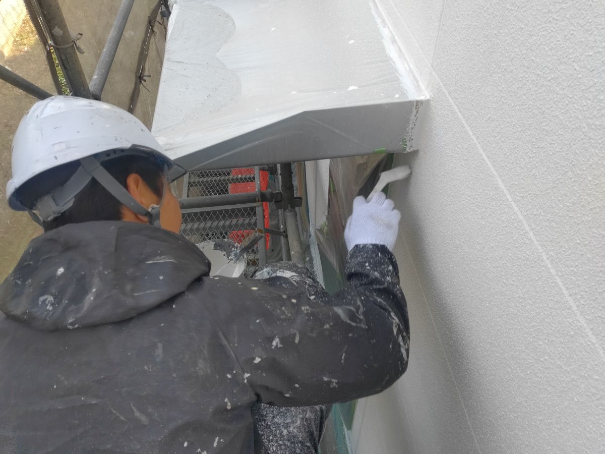 【工事8日目】行橋市：H様　外壁塗装　及び　その他塗装工事