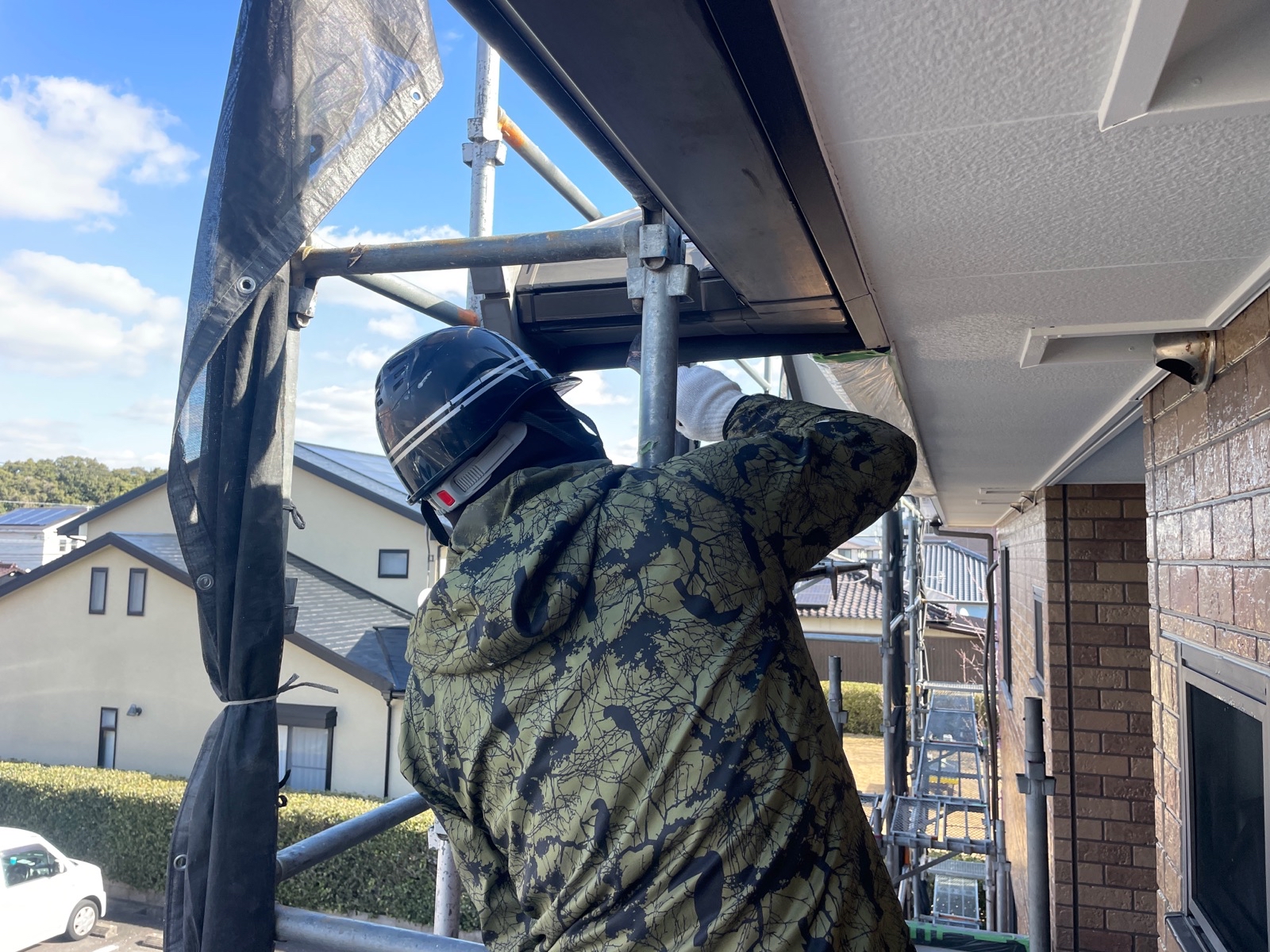 【工事20日目】北九州市八幡西区：法人様　外壁塗装・屋根塗装　及び　その他塗装工事