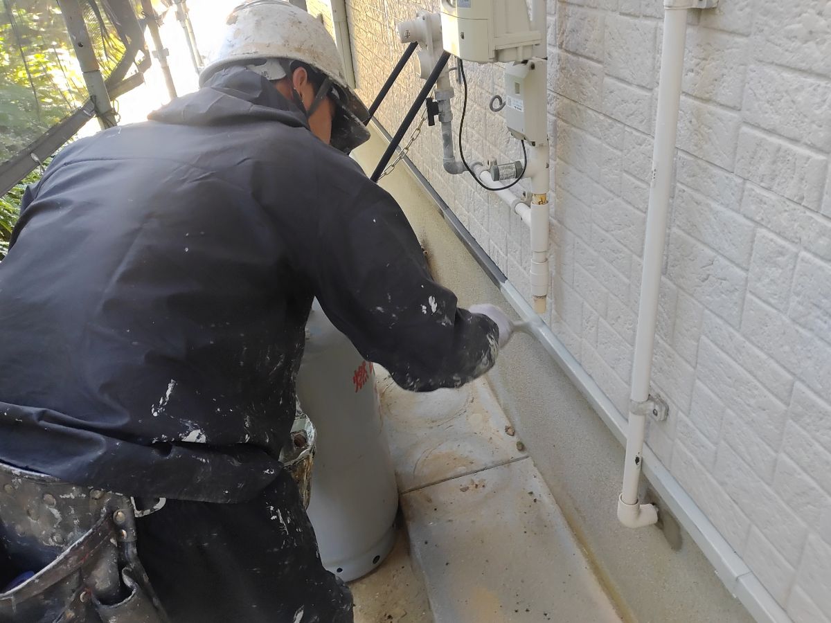 【工事5日目】若松区:H様 屋根塗装・外壁塗装 及び その他塗装工事