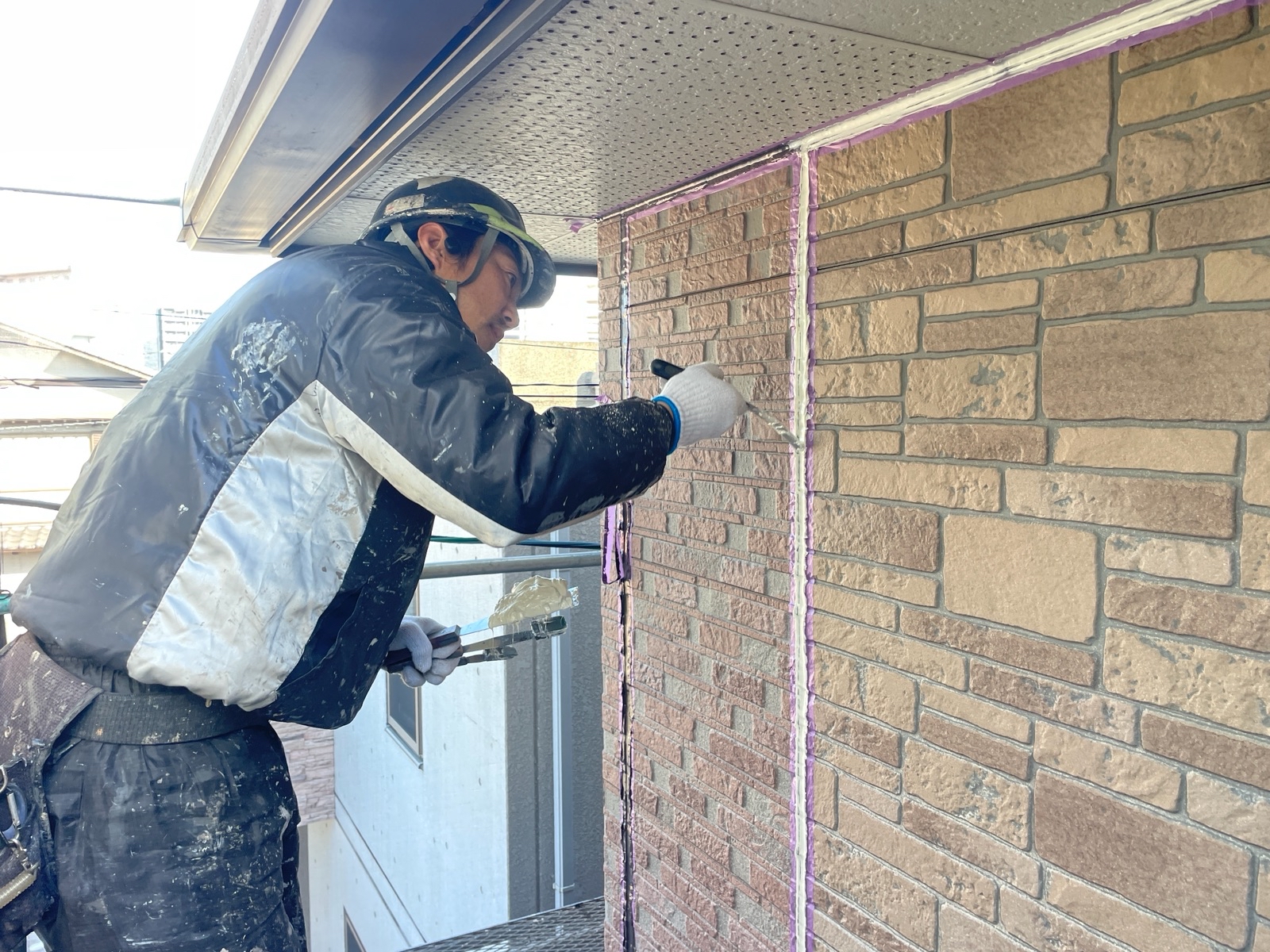 【工事6日目】北九州市小倉南区:匿名希望様 外壁塗装 及び その他塗装工事