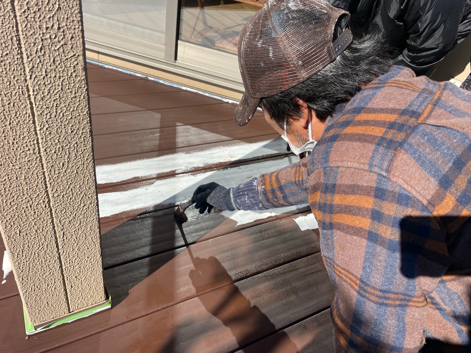 【工事4日目】北九州市小倉南区:匿名希望様 塀塗装工事