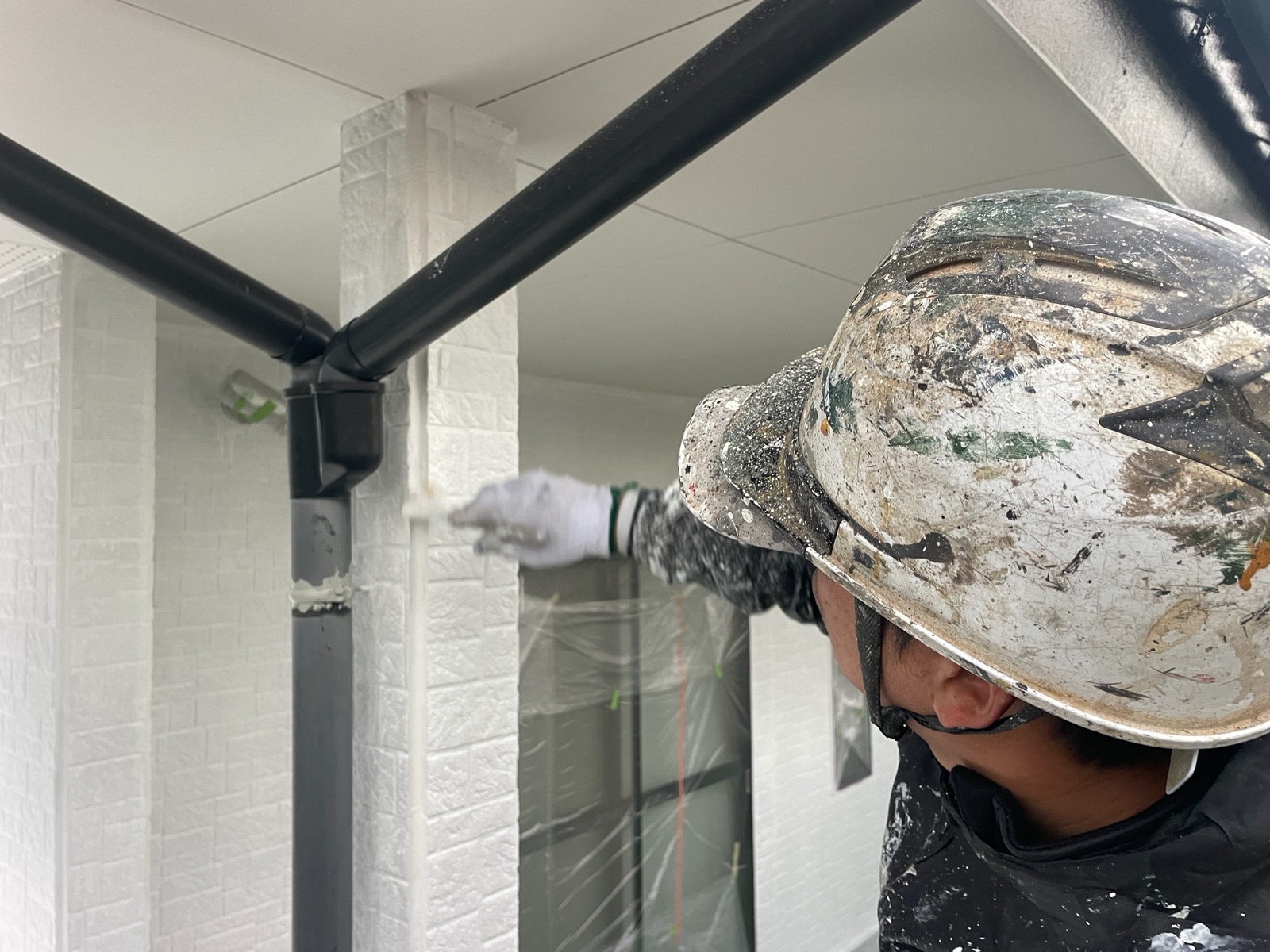 【工事9日目】若松区:H様 屋根塗装・外壁塗装 及び その他塗装工事