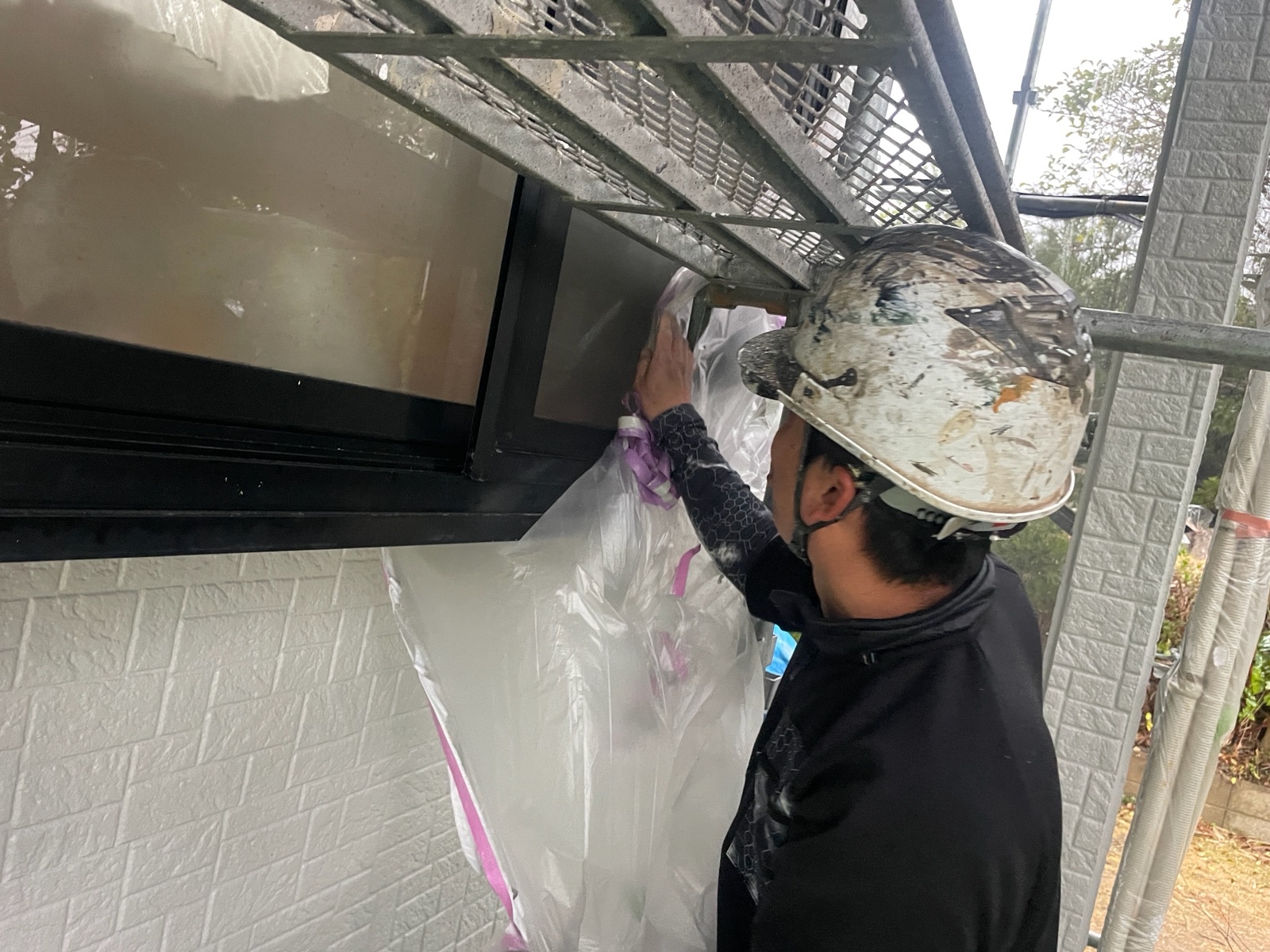 【工事12日目】若松区：H様　屋根塗装・外壁塗装　及び　その他塗装工事