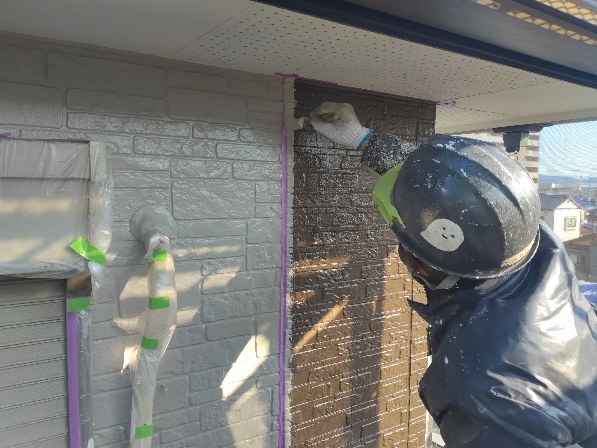 【工事11日目】北九州市小倉南区：匿名希望様　外壁塗装　及び　その他塗装工事