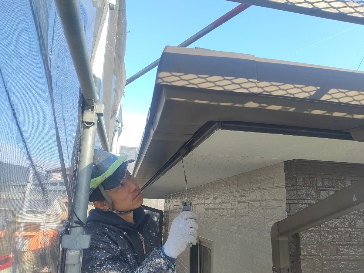 【工事12日目】北九州市小倉南区：匿名希望様　外壁塗装　及び　その他塗装工事