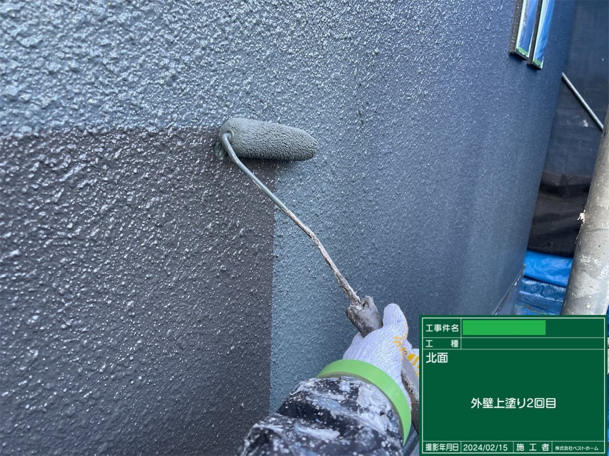 【工事16日目】北九州市小倉南区：匿名希望様　外壁塗装・屋根塗装　及び　その他塗装工事