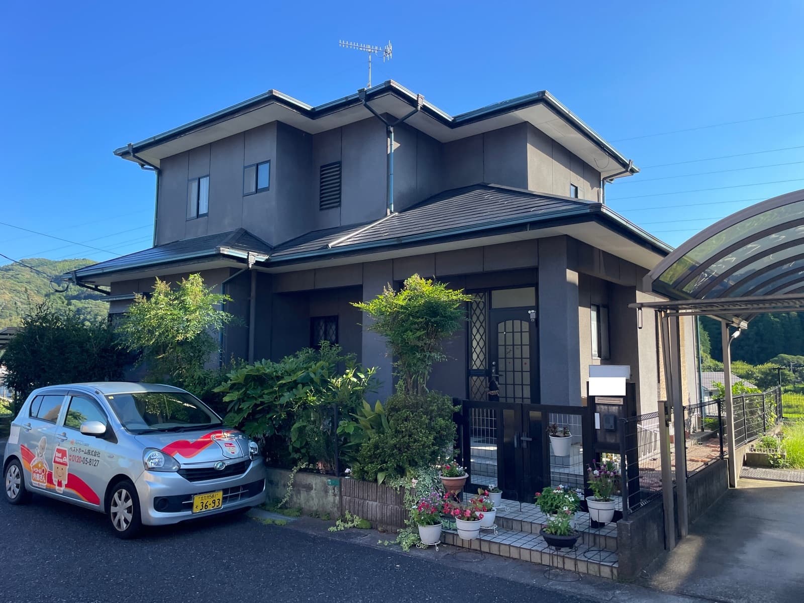 北九州市小倉南区：匿名様　外壁塗装及びその他塗装工事