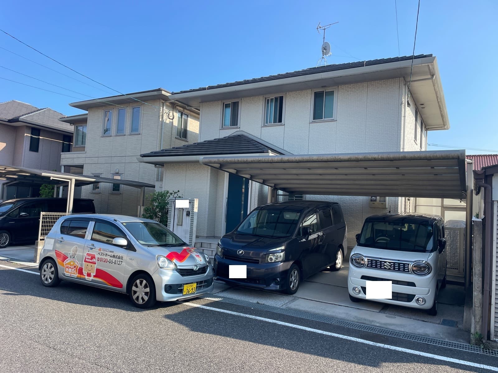 北九州市小倉南区：匿名様　外壁塗装及びその他塗装工事