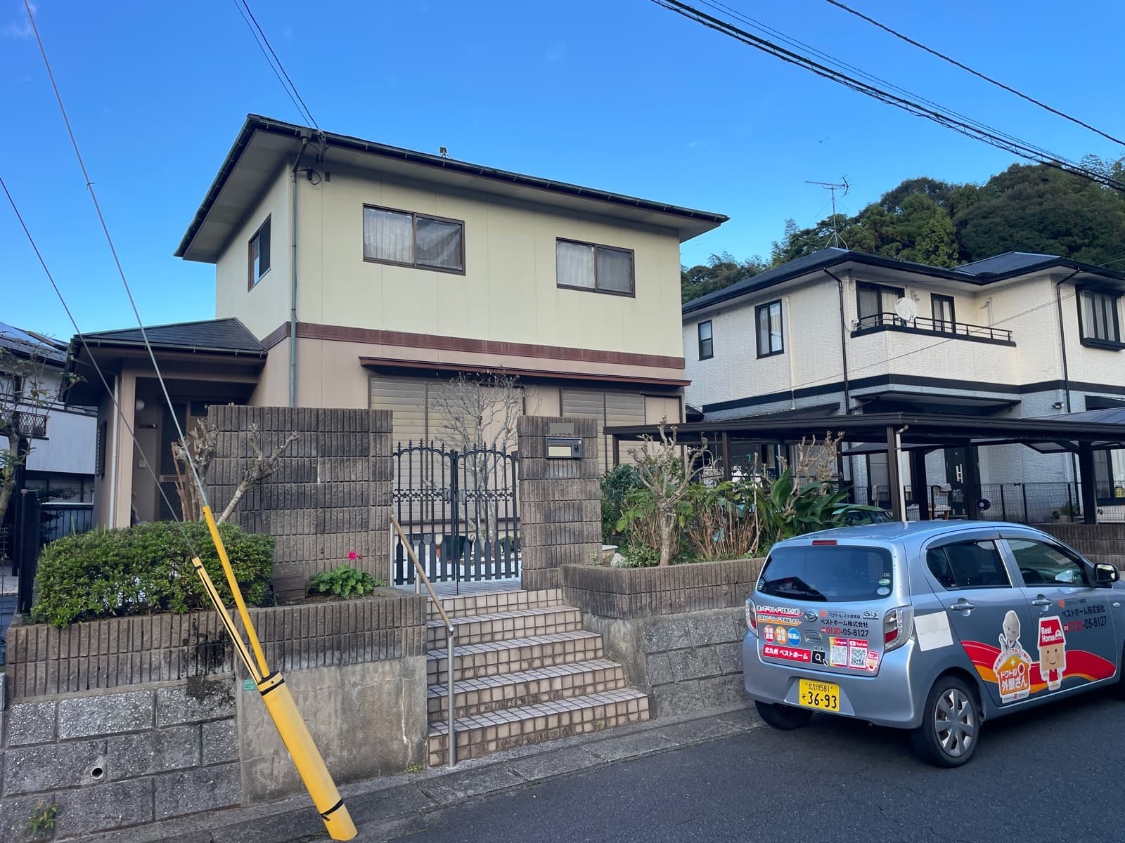 北九州市小倉南区:匿名希望様 屋根・外壁塗装及びその他塗装工事