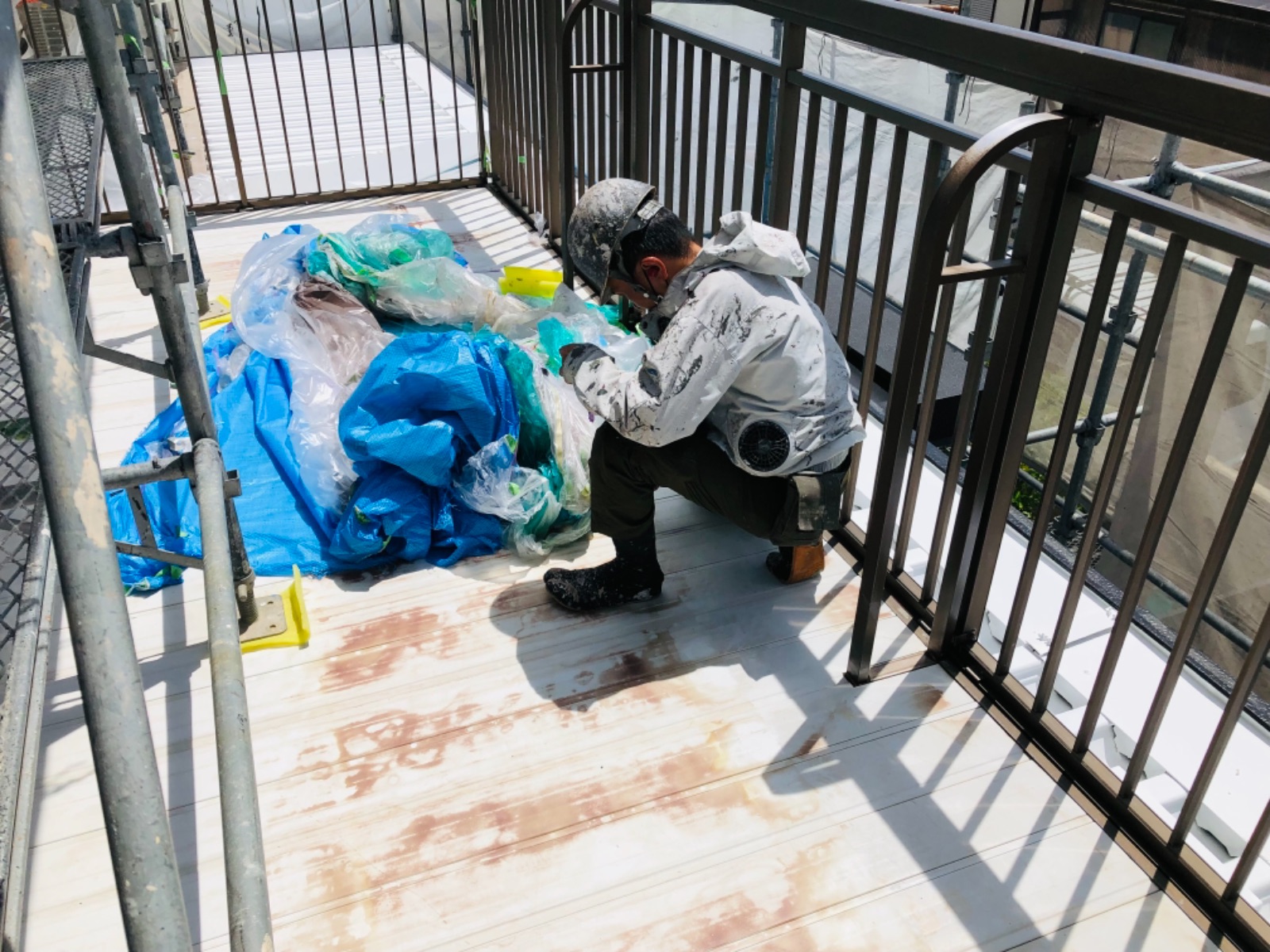 7月21日(水)京都郡苅田町葛川にて屋根・外壁塗装工事をさせて頂いております！
