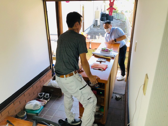7月27日(火)小倉南区徳吉南にて住宅部分改修工事をさせて頂いております！
