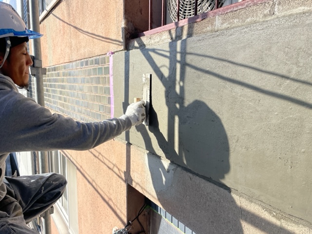 【工事5日目】八幡西区八千代：法人様　屋上塗装・外壁塗装及びその他塗装工事