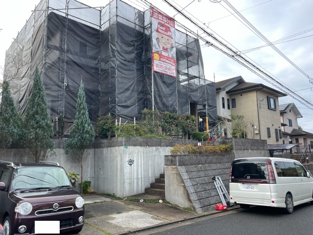 【雨天中止】八幡西区星ヶ丘：N様　外壁塗装・屋根塗装及びその他塗装工事