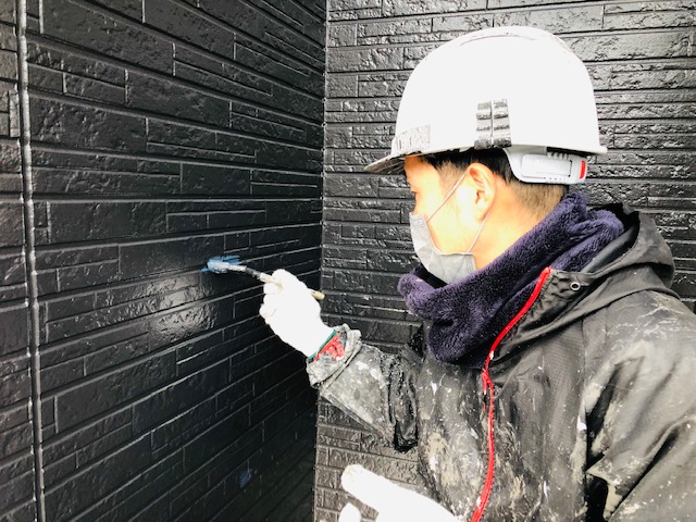 【工事】2月11日(金)北九州市小倉南区横代南にて屋根塗装・外壁塗装工事をさせて頂いております！（10日目）