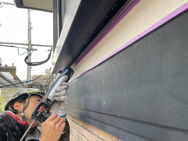 【工事4日目】八幡西区星ヶ丘：N様　外壁塗装・屋根塗装及びその他塗装工事