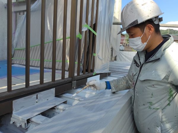 7月14日(水)京都郡苅田町葛川にて屋根・外壁塗装工事をさせて頂いております！