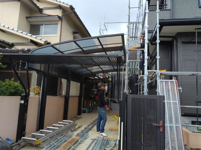 10月21日(木)北九州市小倉南区中曽根での屋根塗装・外壁塗装・付帯塗装工事をさせて頂いてます！(10日目)